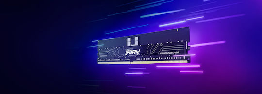 Kingston Fury Renegade Pro 64GB DDR5 RAM with 4 Modules (4x16GB) and 5600 Speed for Desktop