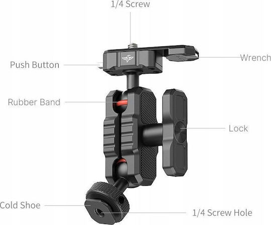 Articulating Ball Arm Monitor LCD DSLR Camera Magic Arm Ulanzi R089 Up to 2kg