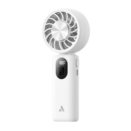 Aecooly Aero Tragbarer Handventilator Weiß 4 Geschwindigkeiten 2000mah Kompakt