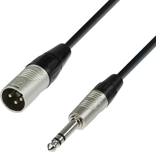 Prostage XLR male to 6.3mm male 0.3m Cable (MTS-003)