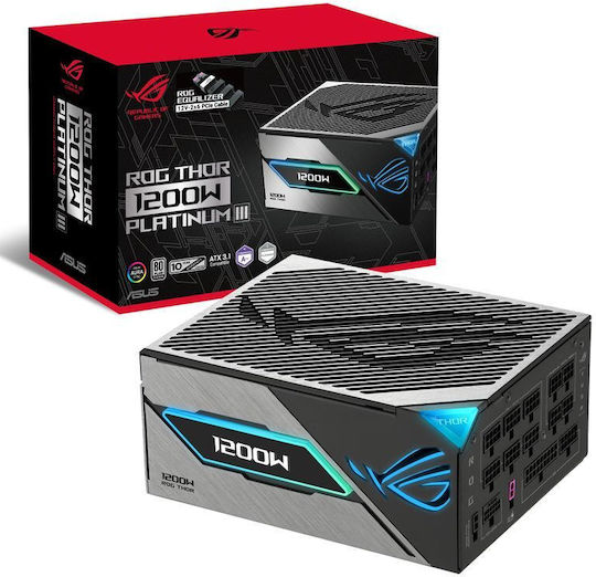 Asus ROG Thor Platinum III 1200W Черен Захранващ блок за компютър Full Modular 80 Plus Platinum