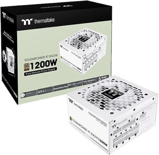 Thermaltake Toughpower XT 1200W White Power Supply Full Modular 80 Plus Gold