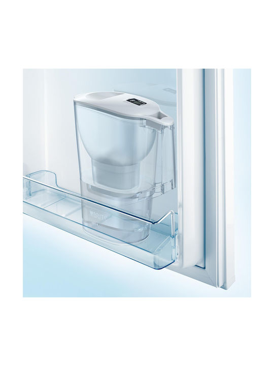 Brita Aluna Plastic Jug White with 1 Replacement Filter 2400ml