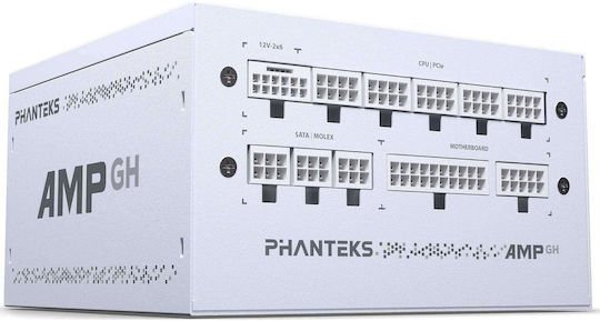 Phanteks 850W White Computer Power Supply Full Modular 80 Plus Gold (PH-P850GH_WT01_EU)