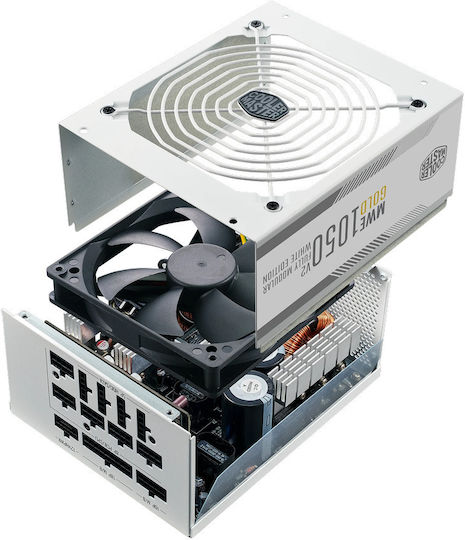 CoolerMaster MWE rev. 2.0 1050W Weiß Computer-Netzteil Vollständig modular 80 Plus Gold