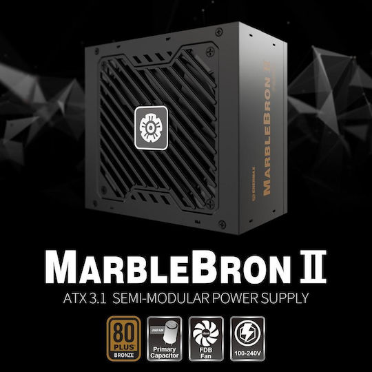 Enermax Marblebron II 850W Negru Sursă de Alimentare Calculator Semi-modular 80 Plus Bronze