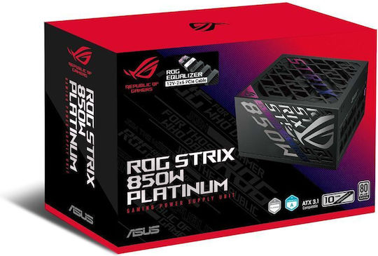 Asus ROG Strix Platinum (ROG Equalizer) 850W Black Power Supply Full Modular 80 Plus Platinum
