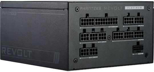 Phanteks PH-P1200PR 1200W Negru Sursă de Alimentare Calculator Complet modular 80 Plus Platinum