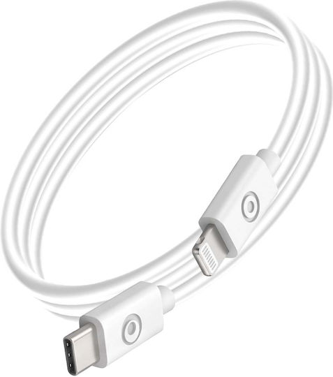 Bigben Connected Usb C Lightning Cable 50cm 3a White