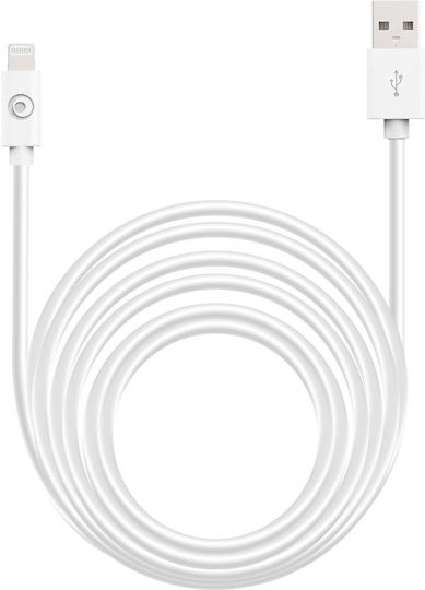Bigben Connected Usb A Lightning Cable 2m 2.4a White