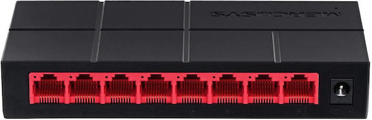 Mercusys MS108G v2.3 Unmanaged L2 Switch με 8 Θύρες Gigabit (1Gbps) Ethernet
