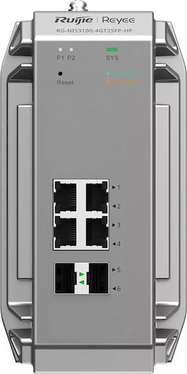 Ruijie Managed L2 Switch with 8 Gigabit (1Gbps) Ethernet Ports and 4 SFP Ports
