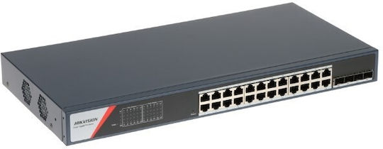 Hikvision DS-3E1528-SI-24T4F L2 Power over Ethernet Switch mit 24 Gigabit (1Gbps) Ethernet-Ports