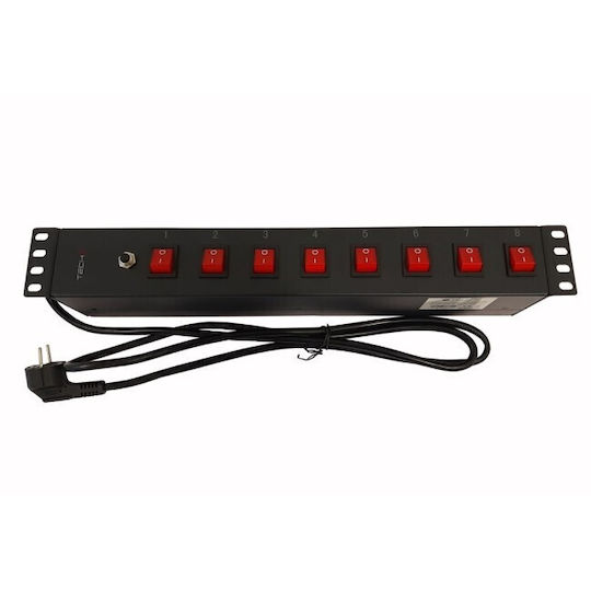 Techly Rack Power Strip NET-PRA-TEH-032 1pcs