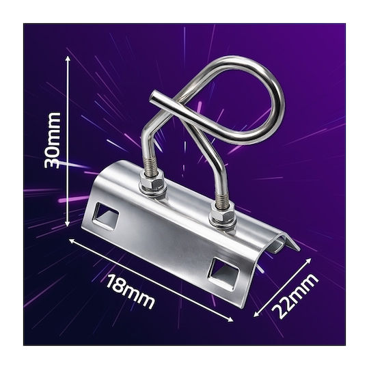 Qoltec През-През Скоба Закачалка Mbl 4kn Кабели