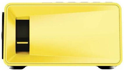Factory YG-300 Mini Proiector LCD LED cu Difuzoare Incorporate Galben