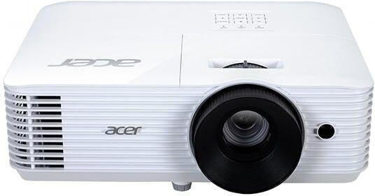 Acer X1827 MR.JWK11.00P Mini 3D Proiector DLP 4K Ultra HD Lampă Simplă cu Difuzoare Incorporate Alb