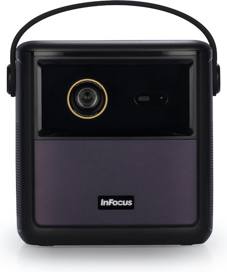 InFocus Crusader Challenger IN3008SL Mini Projector DLP Full HD Λάμπας LED με Wi-Fi και Ενσωματωμένα Ηχεία