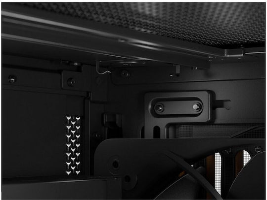 Corsair Frame 5000D WOOD RS Геймърски Midi Tower Компютърна кутия със Страничен прозорец Черен