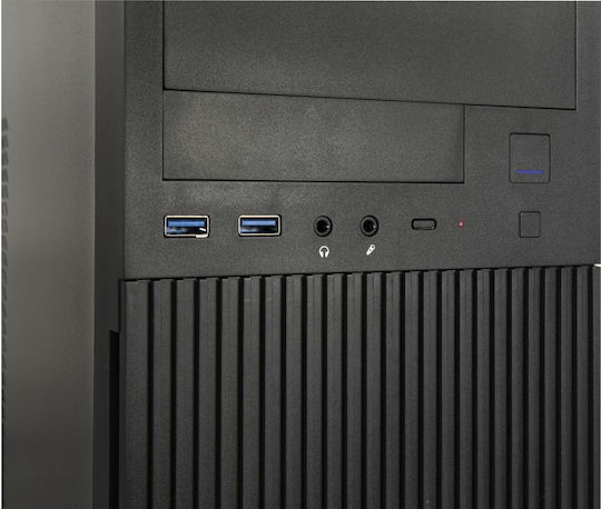 Inter-Tech IT-2815 Midi Tower Κουτί Υπολογιστή Μαύρο