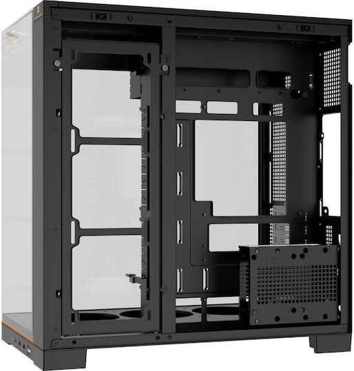 Thermalright A70 ARGB Gaming Midi-Turm Computergehäuse mit Seitenfenster Schwarz