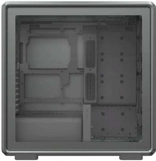 CoolerMaster Masterframe 600 Mesh Gaming Midi Tower Computer Case with Side Window Silver