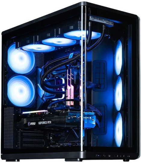 Zalman P60 Gaming Midi-Turm Computergehäuse mit Seitenfenster Schwarzes