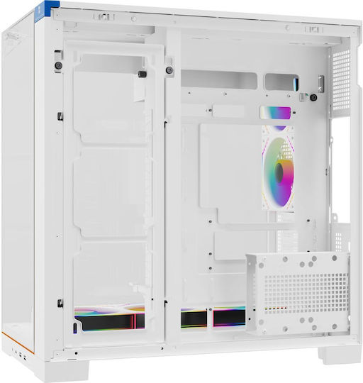 Thermalright A70 ARGB Gaming Middle Tower Carcasă PC cu Fereastră Laterală Albă