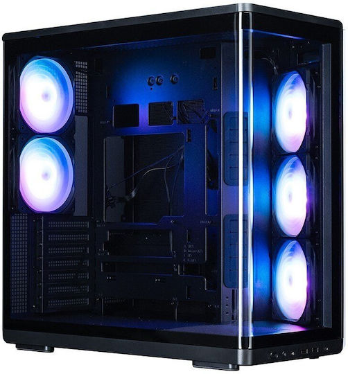 Zalman P60 Gaming Midi-Turm Computergehäuse mit Seitenfenster Schwarzes