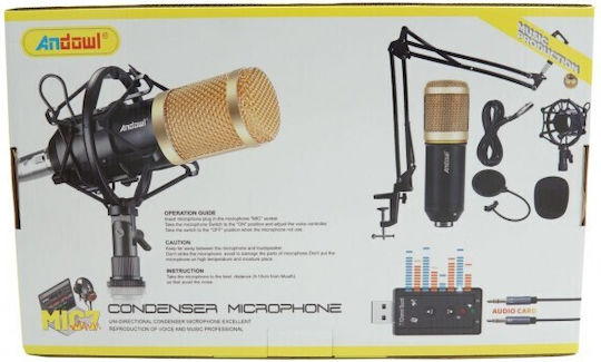Andowl AN-MIC7 Set Mikrofone Stoßmontiert