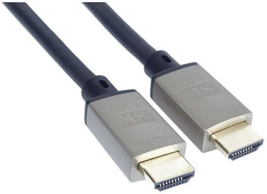 PremiumCord HDMI 2.1 Ultra High Speed 48Gbps 4K 120Hz HDR VRR Cable HDMI Male - HDMI Male 3m Black