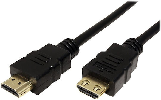 Value HDMI 1.4 High Speed 1080p 120Hz Angle Cable HDMI Male - HDMI Male 2m Black