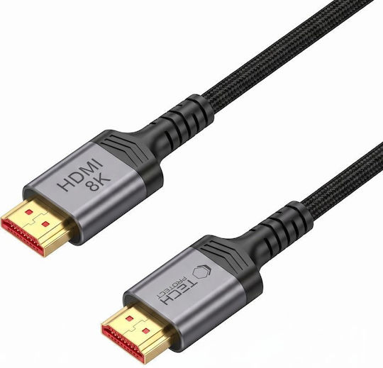 Tech-Protect Ultraboost HDMI 2.1 Ultra High Speed 48Gbps 4K 120Hz HDR VRR Cable HDMI male - HDMI male 3m Black
