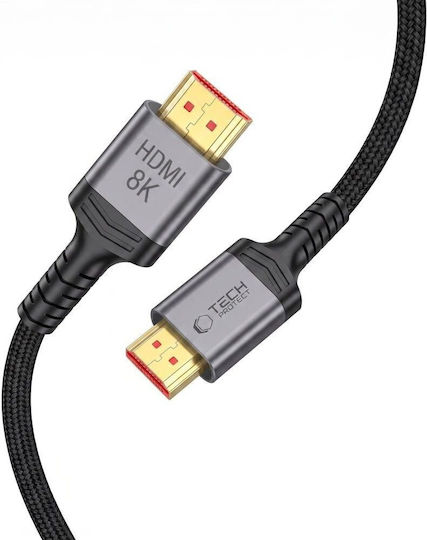 Tech-Protect Ultraboost HDMI 2.1 Ultra High Speed 48Gbps 4K 120Hz HDR VRR Cable HDMI male - HDMI male 3m Black