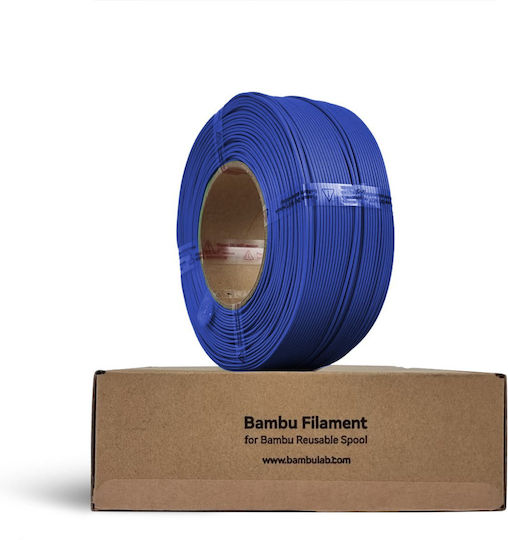 Bambu Lab Bambu PLA 3D Printer Filament 1.75mm Blue 1kg 1pc Refill