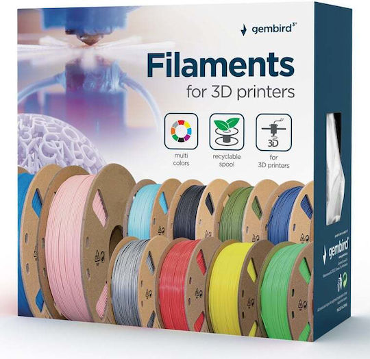 Flashforge PLA 3D Printer Filament 1.75mm Λευκό 1kg 1τμχ (Spool)