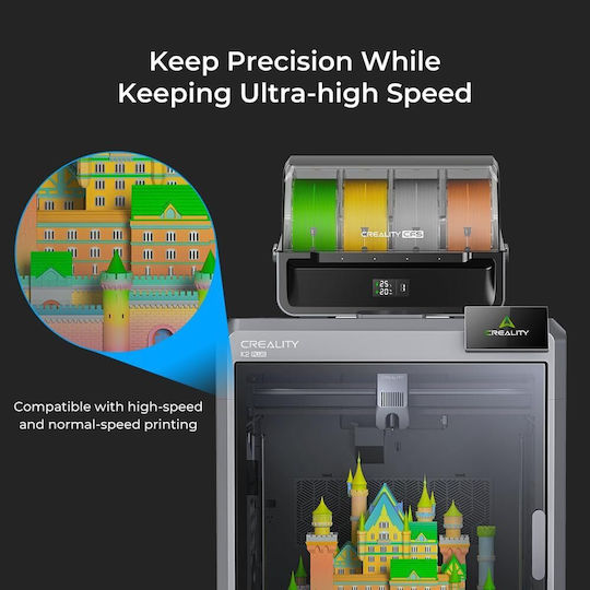 Creality3D PLA RFID Филамент За 3D Принтер 1.75mm Stardust Сив 1kg 1бр (Макарa)