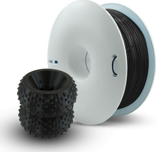 Fiberlogy Flex 3D Printer Filament 1.75mm Black 0.85kg 1 Piece (Spool)