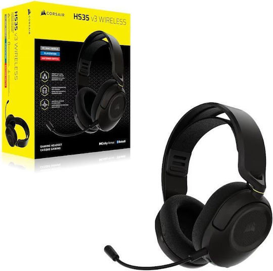 Corsair HS35 V3 Безжични Надушници Гейминг Слушалки с USB Свързаност за PC / PS4 / PS5