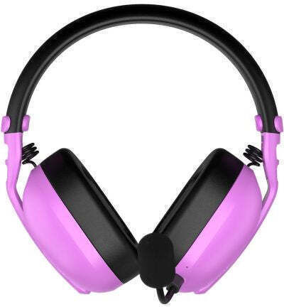 HATOR Hyperpunk 3 Wireless Over Ear Gaming Headset with Bluetooth / USB Connectivity Purple for PC