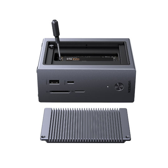 Ugreen Cm923 USB-C Докинг станция с 4K PD Ethernet Сив