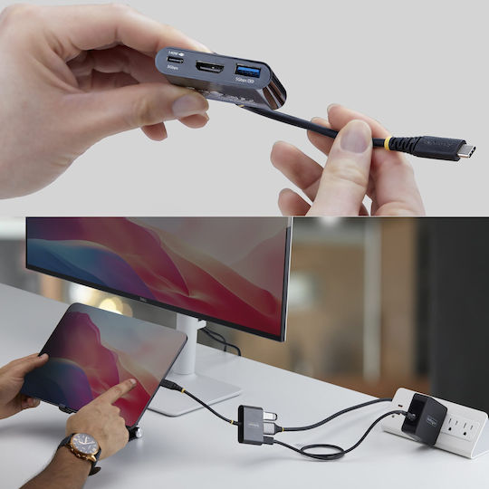 StarTech USB-C Dockingstation mit HDMI Schwarz