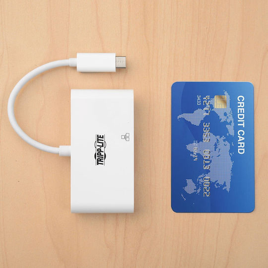 Eaton USB-C Докинг Станция с HDMI Ethernet Бяла