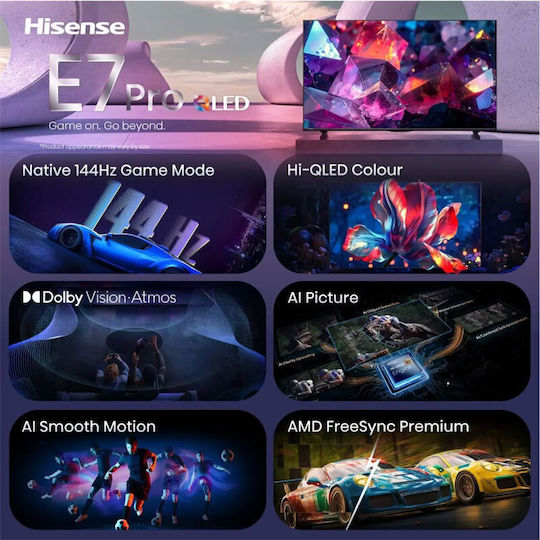 Hisense Smart Fernseher 100" 4K Ultra HD QLED E7S Pro HDR (2026) 100E7S Pro