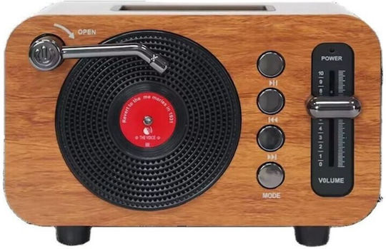 MK-267BT Retro Rechargeable Radio with Bluetooth and USB Brown
