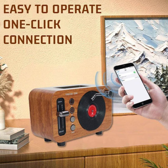 MK-267BT Retro Rechargeable Radio with Bluetooth and USB Brown