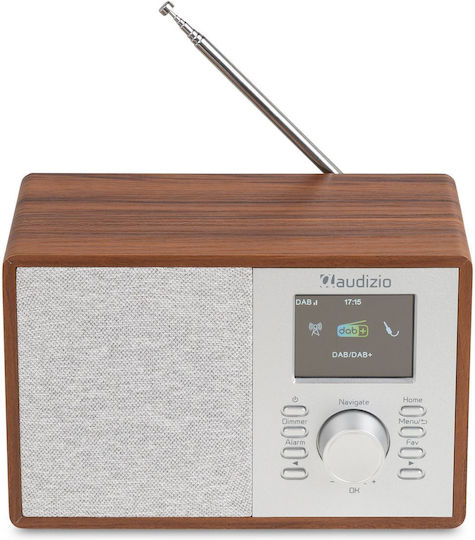 Audizio Настолен радиоприемник DAB+ с Bluetooth Кафяв