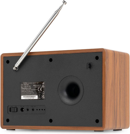 Audizio Настолен радиоприемник DAB+ с Bluetooth Кафяв