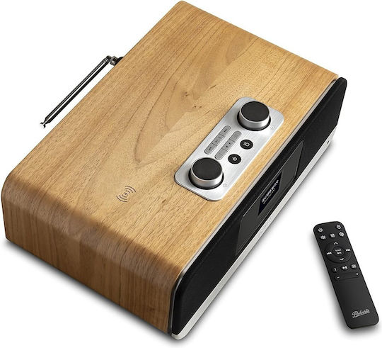 Roberts 5038301313258 Tabletop Radio DAB+ with Bluetooth Brown