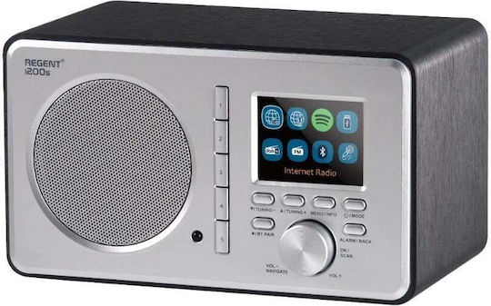 Ferguson Regent I200s Tischplatte Radio DAB mit Bluetooth und USB Silber